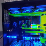 Custom Water Loop | Lian Li | Alphacool | Ryzen 9 9950x3D | AMD Gaming PC | RX 7900XTX | 32GB DDR5 - Sudsterr Technology
