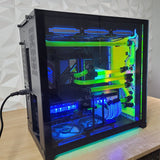 Custom Water Loop | Lian Li | Alphacool | Ryzen 9 9950x3D | AMD Gaming PC | RX 7900XTX | 32GB DDR5 - Sudsterr Technology