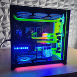 Custom Water Loop | Lian Li | Alphacool | Ryzen 9 9950x3D | AMD Gaming PC | RX 7900XTX | 32GB DDR5 - Sudsterr Technology