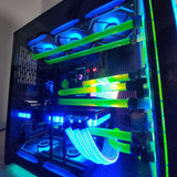 Custom Water Loop | Lian Li | Alphacool | Ryzen 9 9950x3D | AMD Gaming PC | RX 7900XTX | 32GB DDR5 - Sudsterr Technology