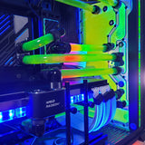Custom Water Loop | Lian Li | Alphacool | Ryzen 9 9950x3D | AMD Gaming PC | RX 7900XTX | 32GB DDR5 - Sudsterr Technology