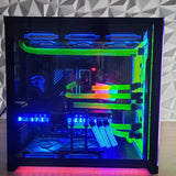 Custom Water Loop | Lian Li | Alphacool | Ryzen 9 9950x3D | AMD Gaming PC | RX 7900XTX | 32GB DDR5 - Sudsterr Technology