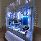 Custom Water Loop | Lian Li Vision | Intel Gaming PC | i5 14600KF | RTX 4060 | 32GB DDR5 - Sudsterr Technology