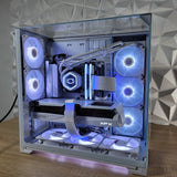 High end White gaming PC | Lian Li Vision | AMD PC | Cooler Master | Ryzen 7 7800x3D | RX 9070XT | 32GB DDR5 - Sudsterr Technology