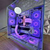 High end White gaming PC | Lian Li Vision | AMD PC | Cooler Master | Ryzen 7 7800x3D | RX 9070XT | 32GB DDR5 - Sudsterr Technology