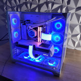 High end White gaming PC | Lian Li Vision | AMD PC | Cooler Master | Ryzen 7 7800x3D | RX 9070XT | 32GB DDR5 - Sudsterr Technology