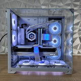 High end White gaming PC | Lian Li Vision | AMD PC | Cooler Master | Ryzen 7 7800x3D | RX 9070XT | 32GB DDR5 - Sudsterr Technology