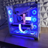 High end White gaming PC | Lian Li Vision | AMD PC | Cooler Master | Ryzen 7 7800x3D | RX 9070XT | 32GB DDR5 - Sudsterr Technology