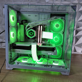 High end White gaming PC | Lian Li Vision | AMD PC | Cooler Master | Ryzen 7 7800x3D | RX 9070XT | 32GB DDR5 - Sudsterr Technology