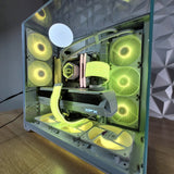 High end White gaming PC | Lian Li Vision | AMD PC | Cooler Master | Ryzen 7 7800x3D | RX 9070XT | 32GB DDR5 - Sudsterr Technology