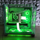 High end White gaming PC | Lian Li Vision | AMD PC | Cooler Master | Ryzen 7 7800x3D | RX 9070XT | 32GB DDR5 - Sudsterr Technology