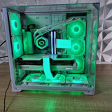 High end White gaming PC | Lian Li Vision | AMD PC | Cooler Master | Ryzen 7 7800x3D | RX 9070XT | 32GB DDR5 - Sudsterr Technology