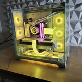 High end White gaming PC | Lian Li Vision | AMD PC | Cooler Master | Ryzen 7 7800x3D | RX 9070XT | 32GB DDR5 - Sudsterr Technology