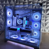 High end White gaming PC | Lian Li Vision | AMD PC | Cooler Master | Ryzen 7 7800x3D | RX 9070XT | 32GB DDR5 - Sudsterr Technology