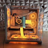High end White gaming PC | Lian Li Vision | AMD PC | Cooler Master | Ryzen 7 7800x3D | RX 9070XT | 32GB DDR5 - Sudsterr Technology