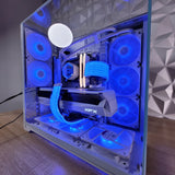 High end White gaming PC | Lian Li Vision | AMD PC | Cooler Master | Ryzen 7 7800x3D | RX 9070XT | 32GB DDR5 - Sudsterr Technology