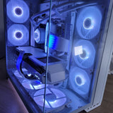 High end White gaming PC | Lian Li Vision | AMD PC | Cooler Master | Ryzen 7 7800x3D | RX 9070XT | 32GB DDR5 - Sudsterr Technology