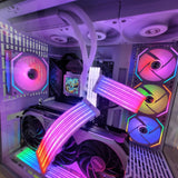 Ryzen 5 7600x White Gaming PC | Hyte Y70 White | RTX 4070 12GB | 32GB DDR5 | 1TB SSD - Sudsterr Technology