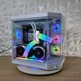 Ryzen 5 7600x White Gaming PC | Hyte Y70 White | RTX 4070 12GB | 32GB DDR5 | 1TB SSD - Sudsterr Technology