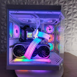 Ryzen 5 7600x White Gaming PC | Hyte Y70 White | RTX 4070 12GB | 32GB DDR5 | 1TB SSD - Sudsterr Technology