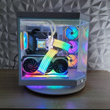 Ryzen 5 7600x White Gaming PC | Hyte Y70 White | RTX 4070 12GB | 32GB DDR5 | 1TB SSD - Sudsterr Technology