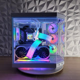 Ryzen 5 7600x White Gaming PC | Hyte Y70 White | RTX 4070 12GB | 32GB DDR5 | 1TB SSD - Sudsterr Technology