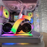 Ryzen 5 7600x White Gaming PC | Hyte Y70 White | RTX 4070 12GB | 32GB DDR5 | 1TB SSD - Sudsterr Technology