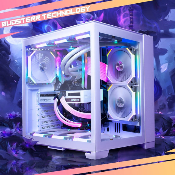 Sudsterr Lian Li mini Snow White AMD Gaming PC - Sudsterr Technology