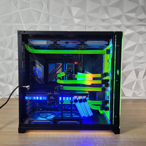 Custom Water Loop | Lian Li | Alphacool | Ryzen 9 9950x3D | AMD Gaming PC | RX 7900XTX | 32GB DDR5