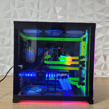 Custom Water Loop | Lian Li | Alphacool | Ryzen 9 9950x3D | AMD Gaming PC | RX 7900XTX | 32GB DDR5 - Sudsterr Technology