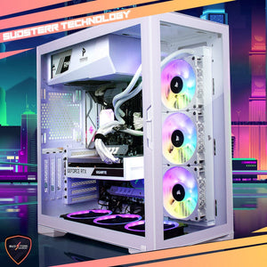 Sudsterr Crystal 120P White Intel Gaming PC Sudsterr Technology