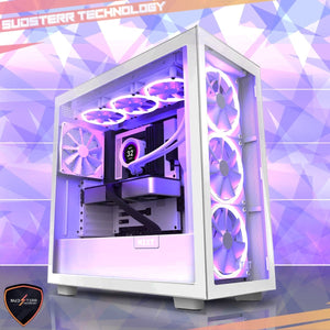 Sudsterr H7 Elite White AMD Ryzen 7000 AM5 Gaming PC Sudsterr Technology