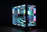 Sudsterr Lian Li mini Snow White AMD Gaming PC Sudsterr Technology